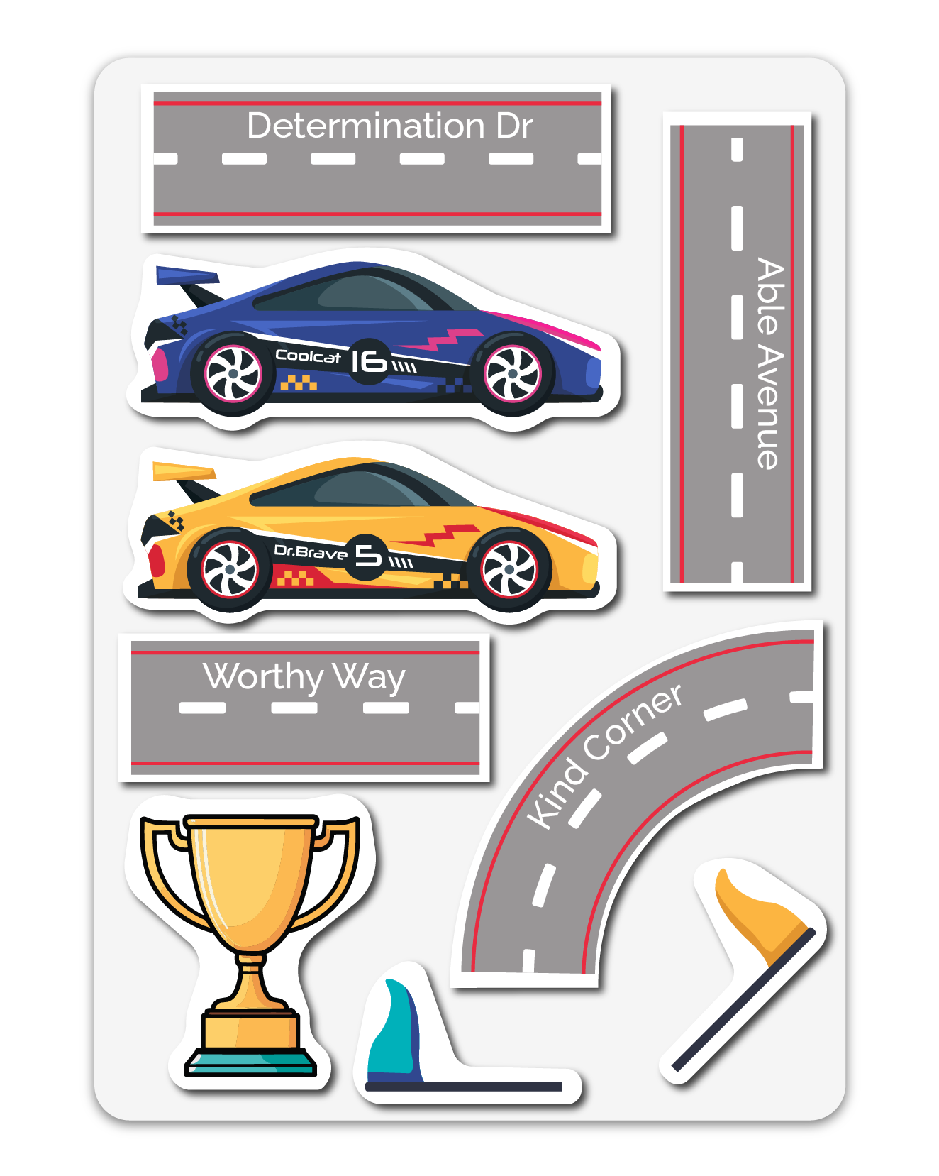 Race Champs - Mirror, Wall & All