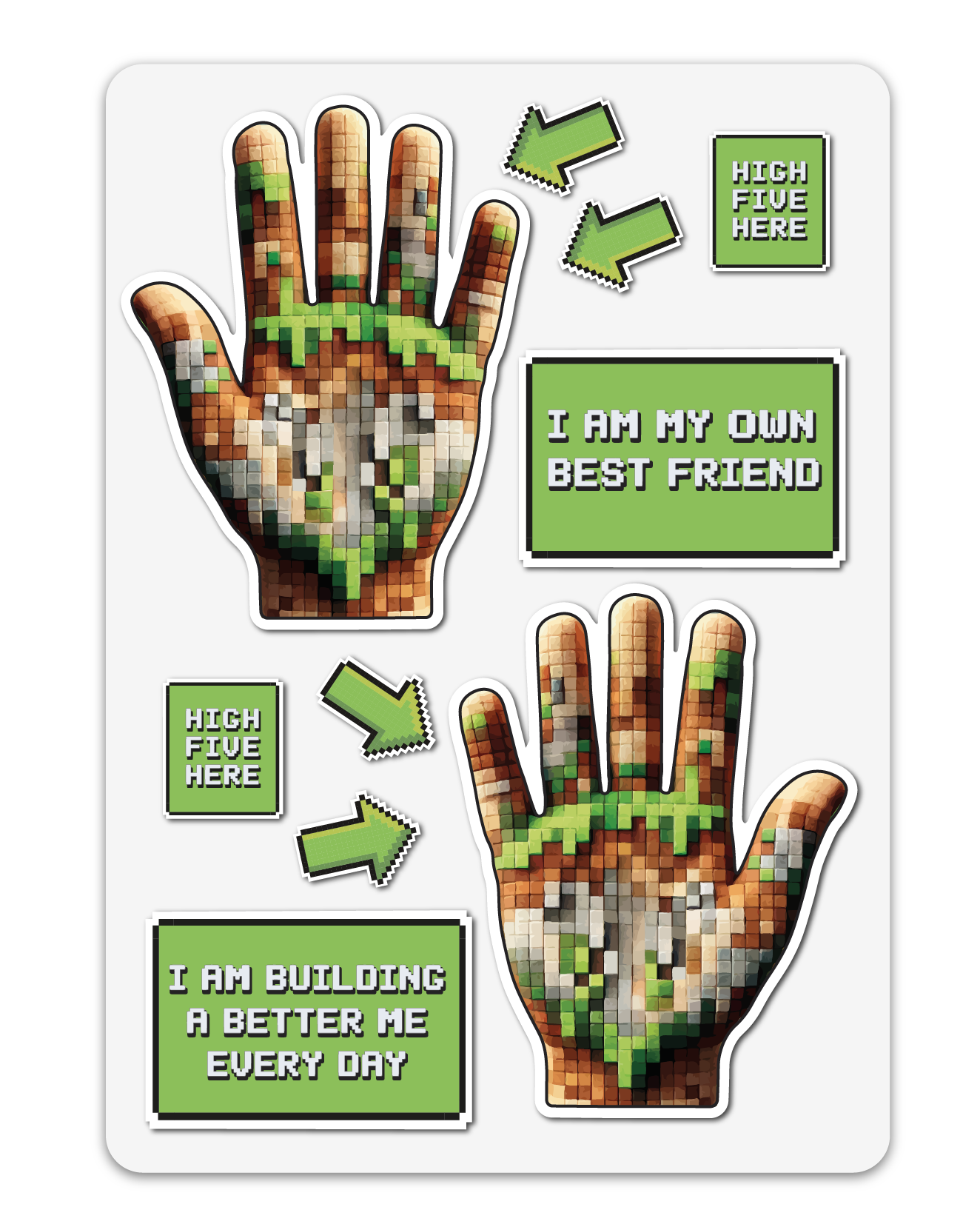 Game Time High-Five Mirror Bloom (Inspired by Mel Robbins’ High-Five Habit)